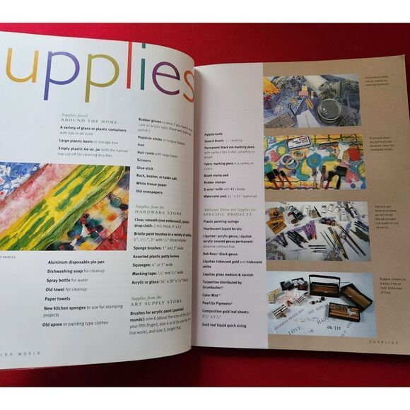 Six Color World Softcover Book1997 Porcella Clothes Quilts Sewing Cloth Quilting - Picture 4 of 6